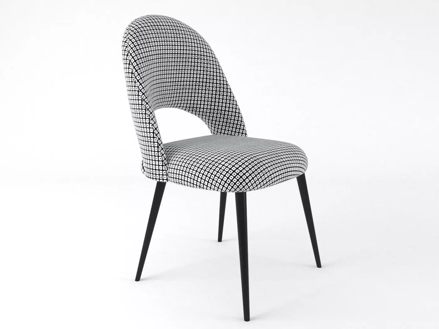 model Chair Iris Maison Du Monde 3D model_0