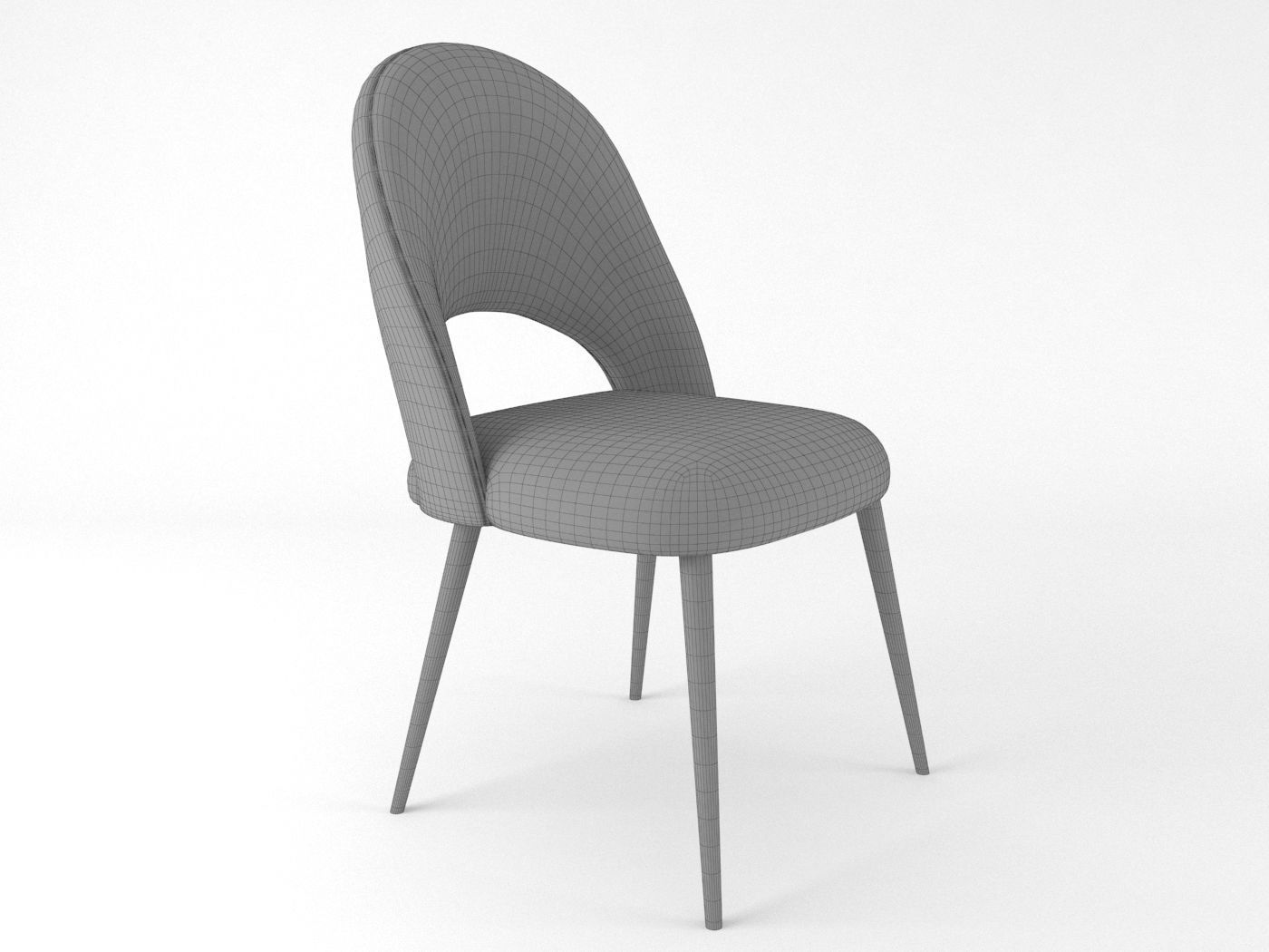 model Chair Iris Maison Du Monde 3D model_4
