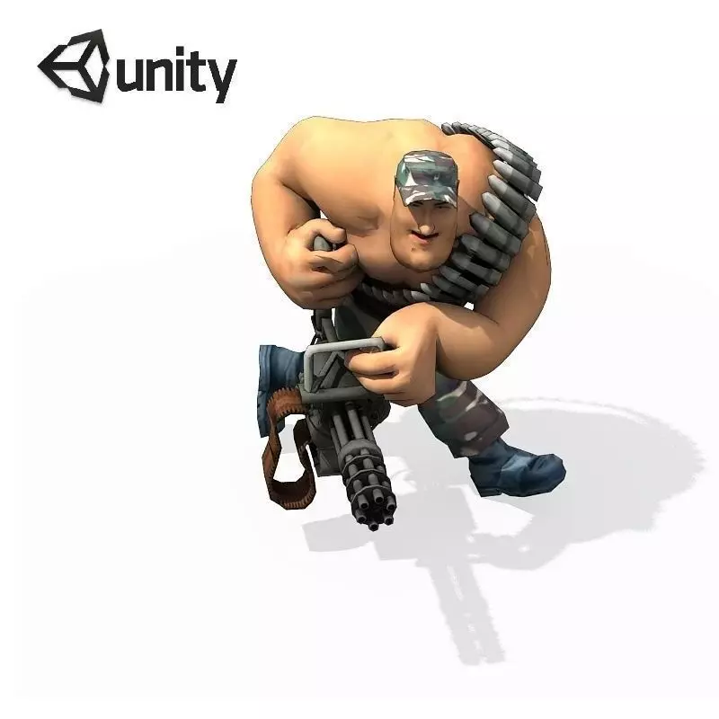 Combatt for Unity Low-poly 3D model_0