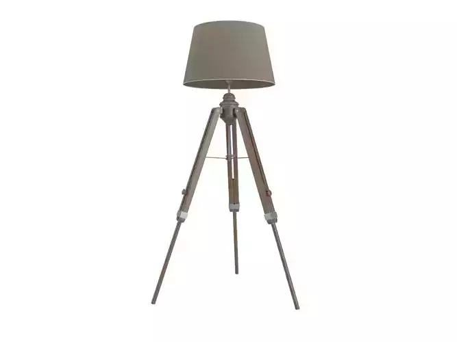 Floor Lamp Augustin LEROY MERLIN  3D model