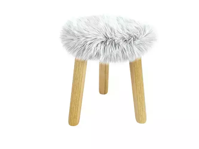 Stool FourrureAdas LAREDOUTE