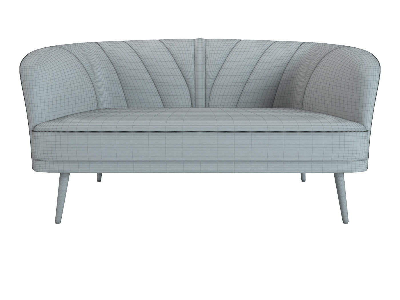 Sofa Banquette Laredoute 3D model_2