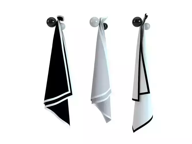 Peg Blanket Americi LAREDOUTE 3D model