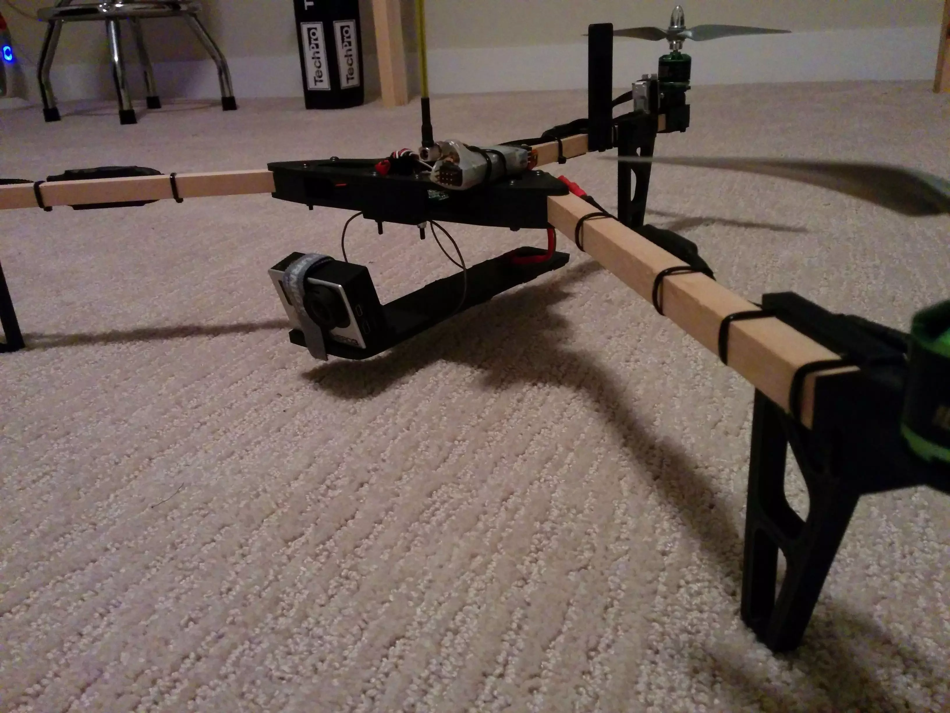 Printed Flight - Triple Tricopter 3D print model_0