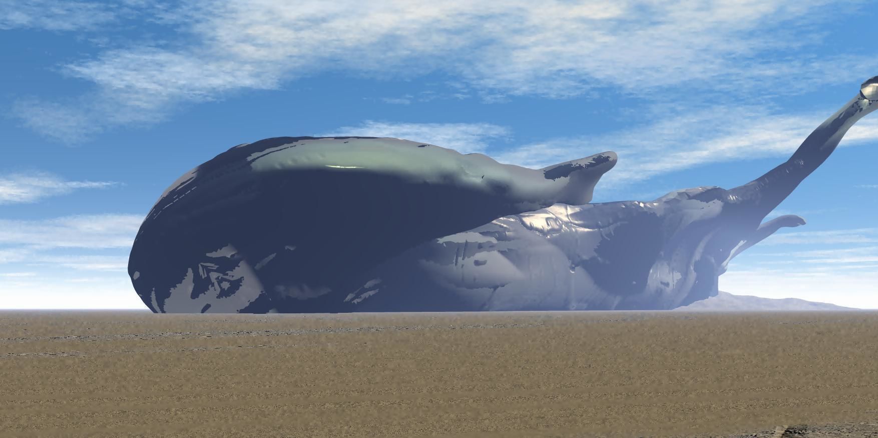 organic cruiser destroiers alien  space scjp    zefra 3D model_7