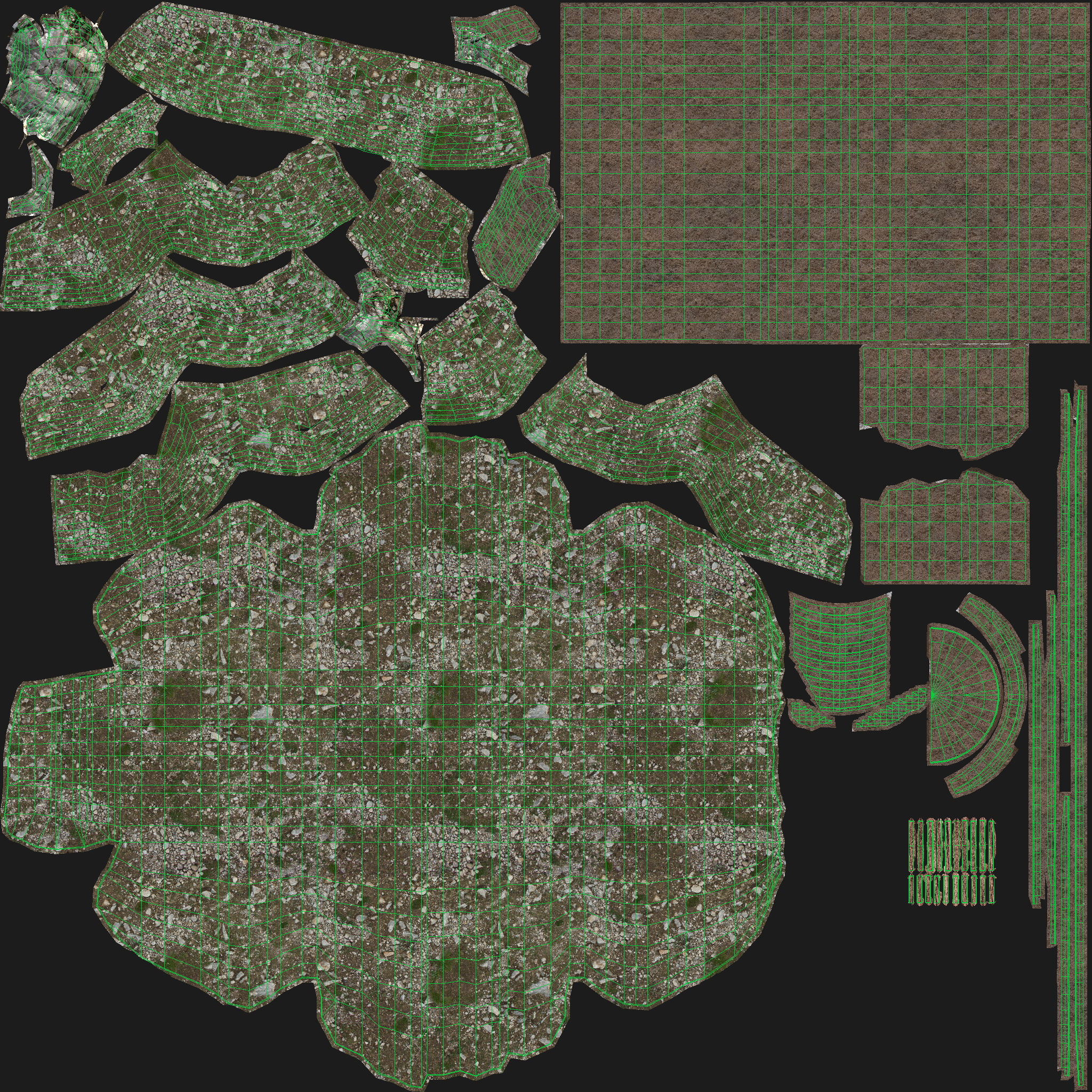 Cathedral gothic church Low-poly 3D model_23