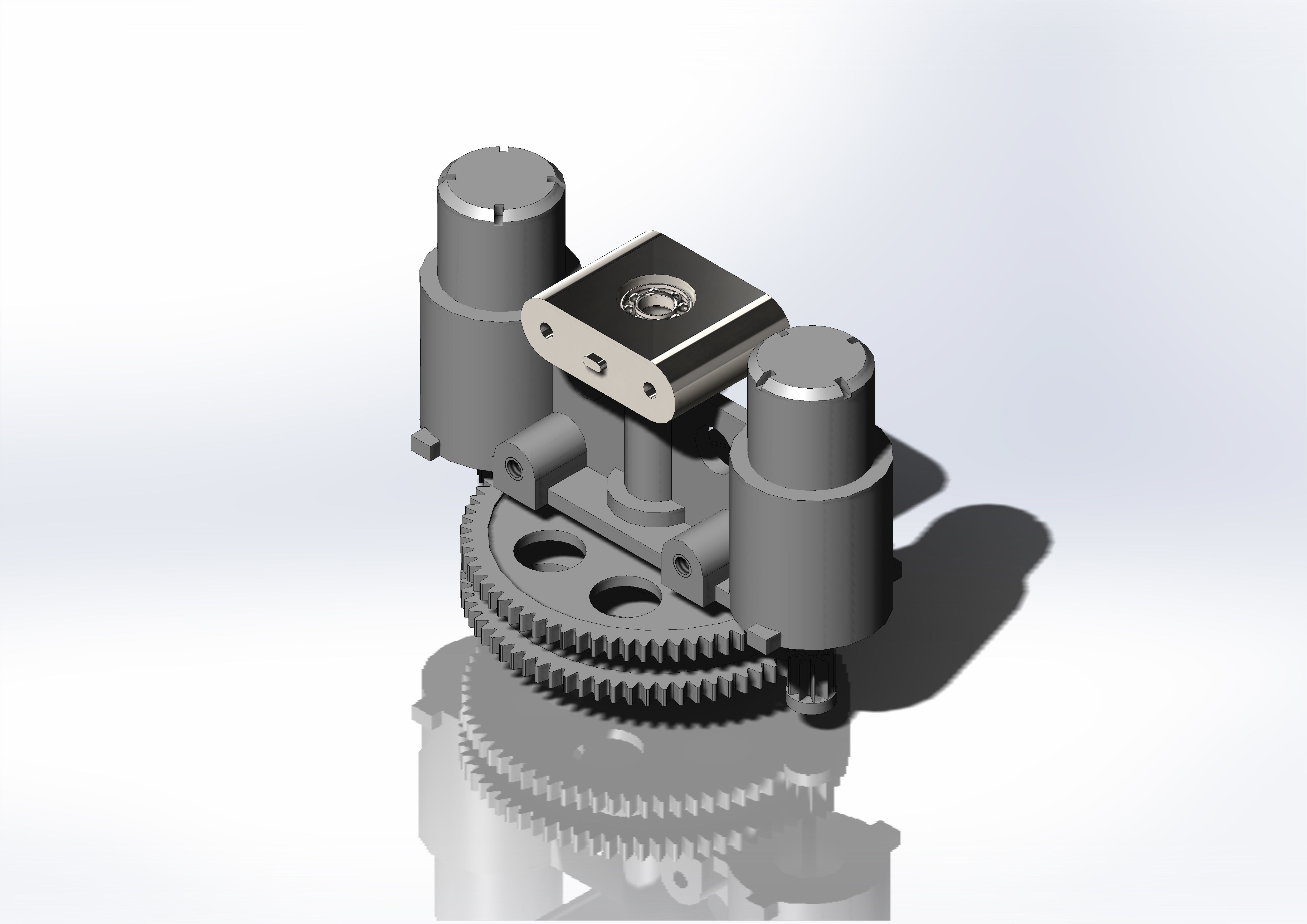 Shiny Plastic Toy Helicopter 3D Project 3D model_5