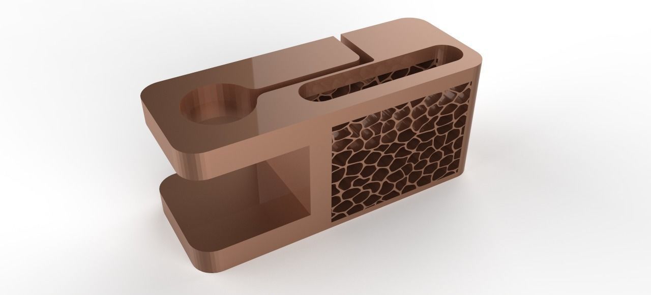 Iphone Docking Station with apple watch charging station Free 3D print model_5