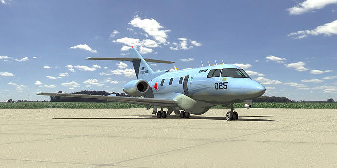 Japan Air Self-Defense Force U-125A Rescue Search Aircraft 3D model