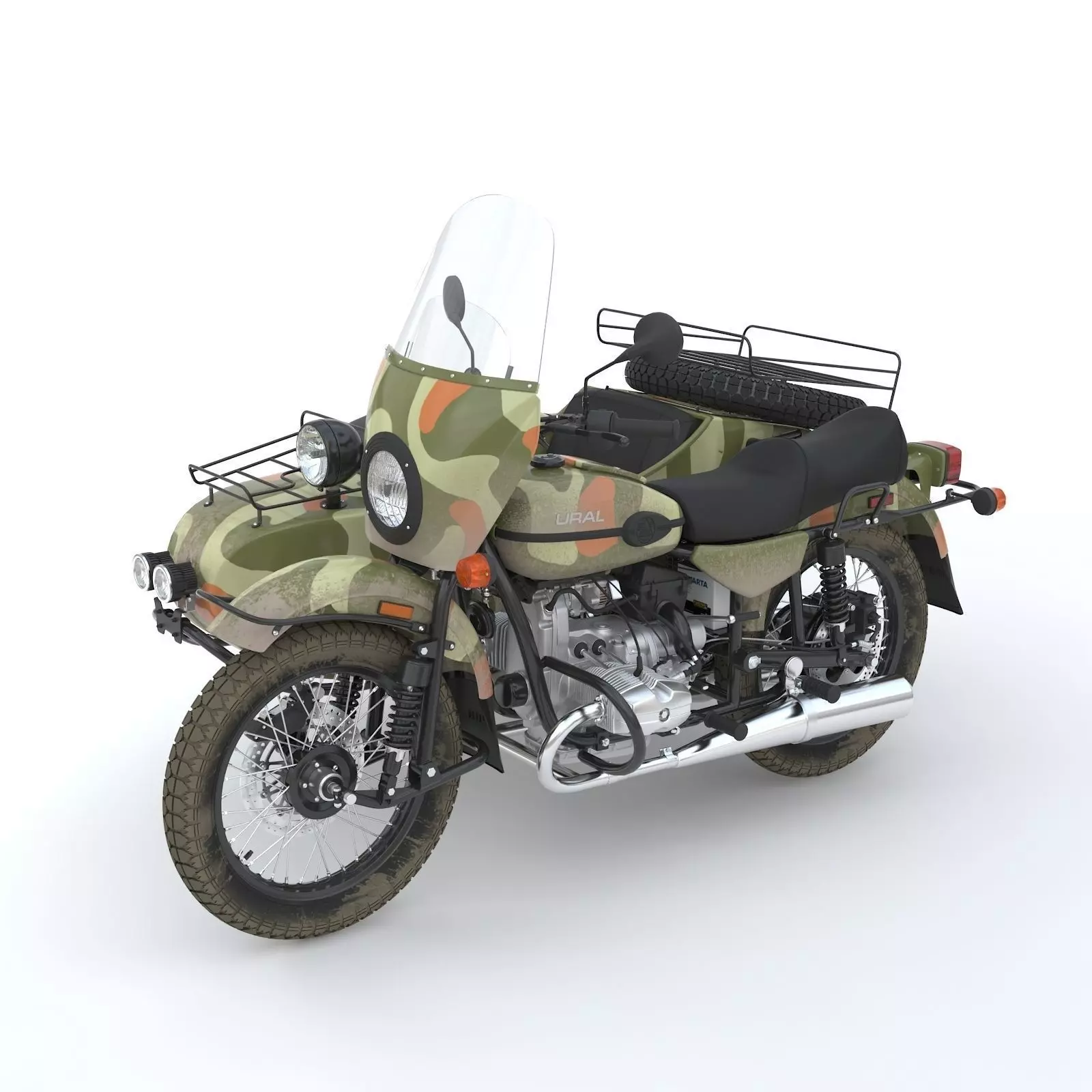 Ural Gear Up 3D model