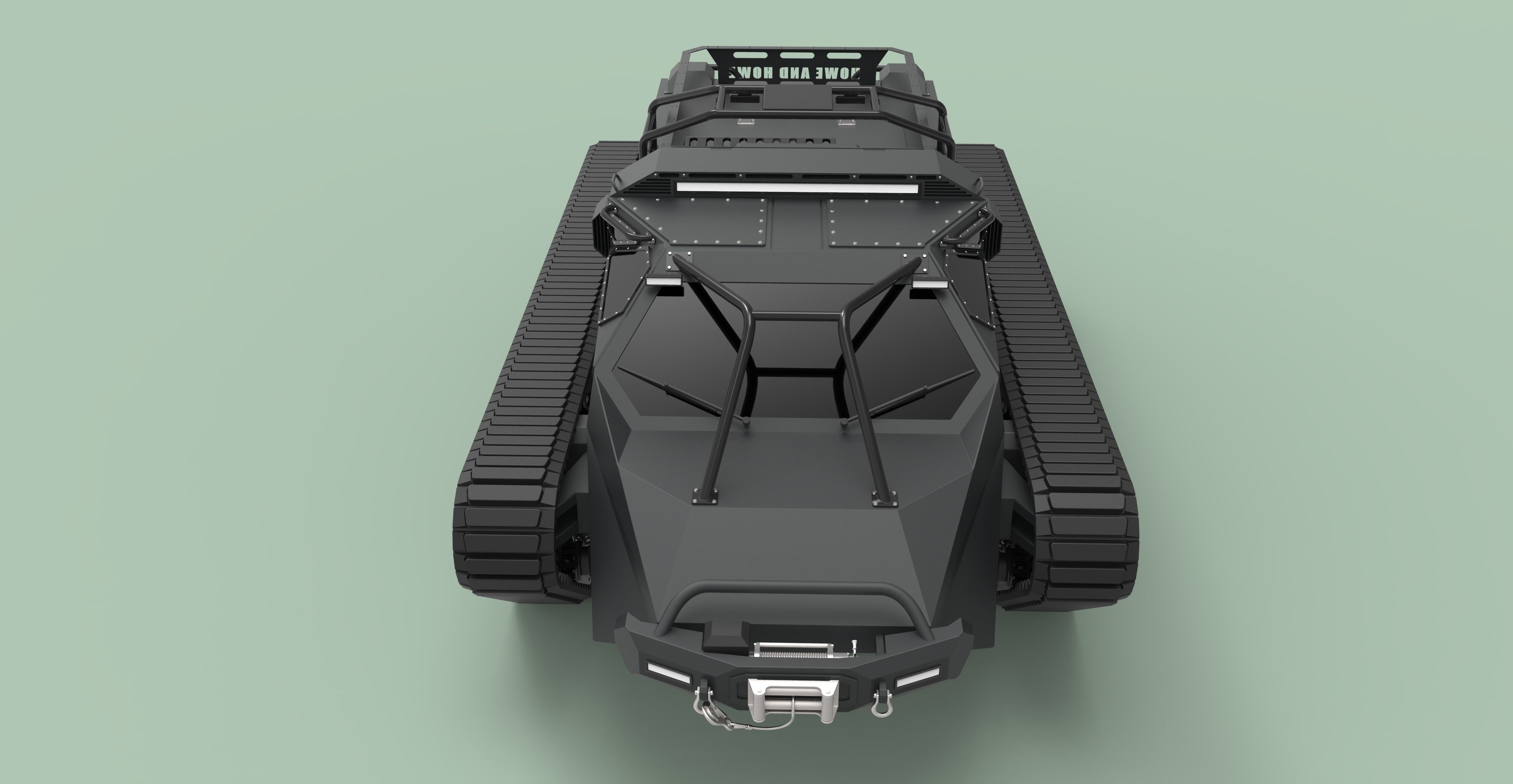 Tracked vehicle 2 3D model_5