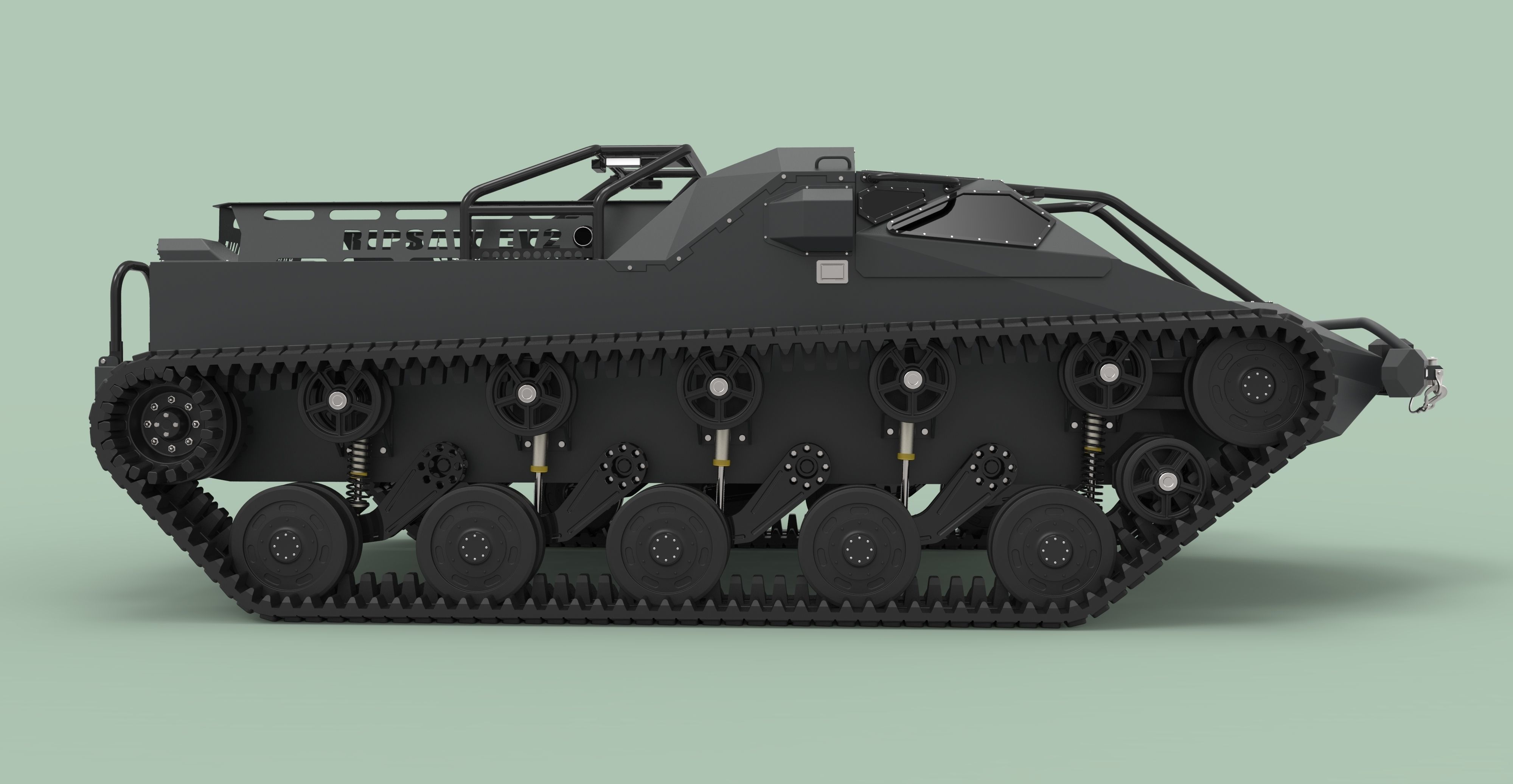 Tracked vehicle 2 3D model_7