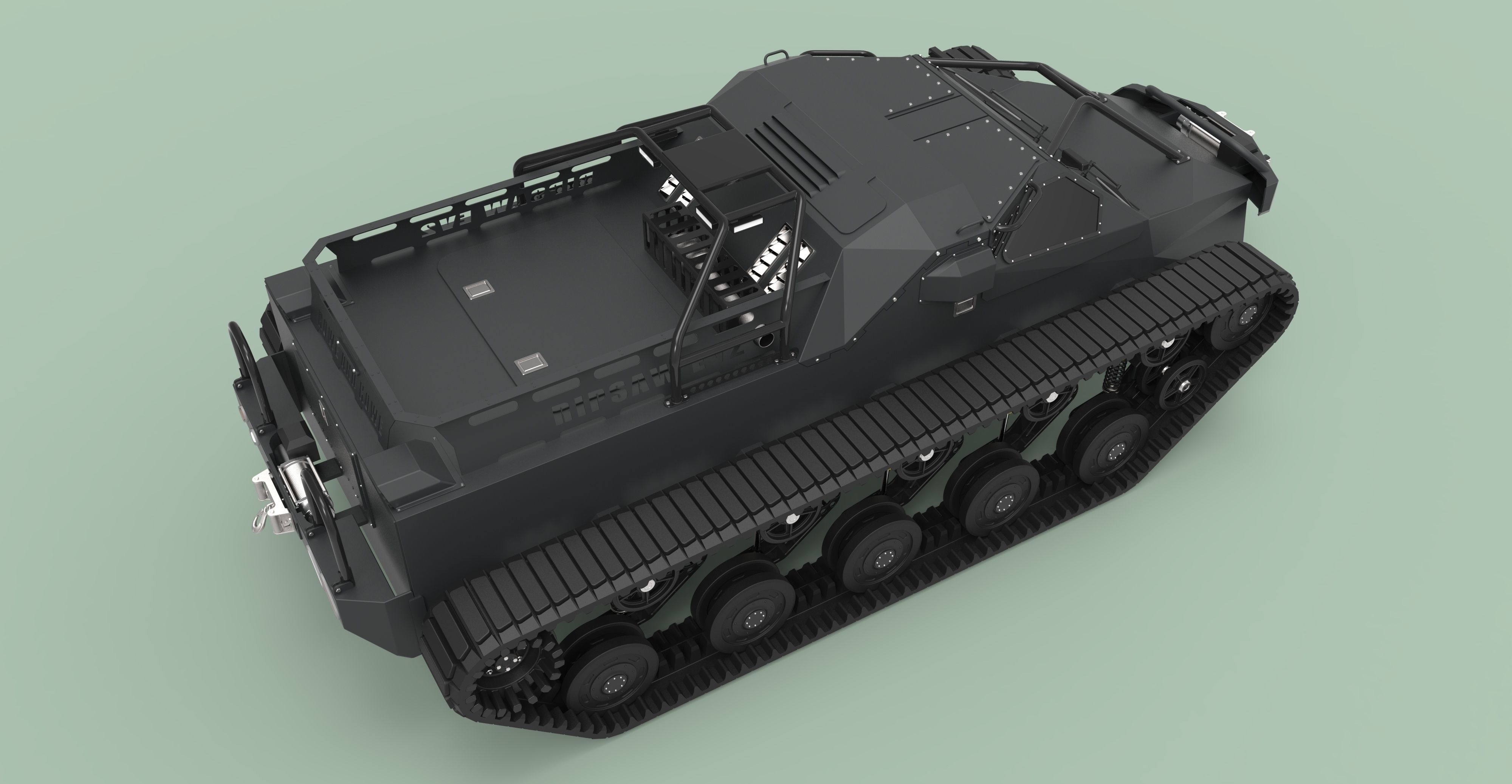 Tracked vehicle 2 3D model_11
