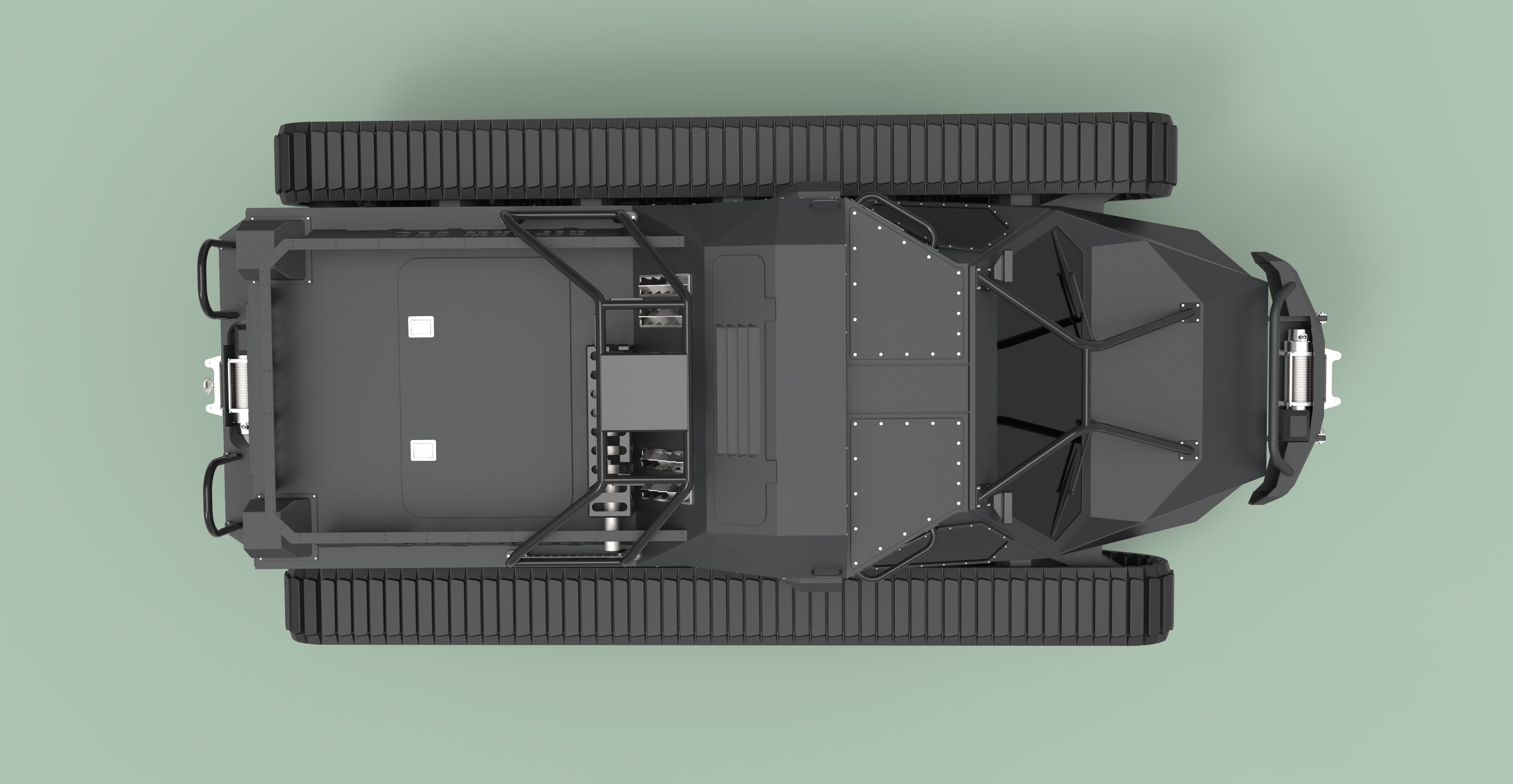 Tracked vehicle 2 3D model_9