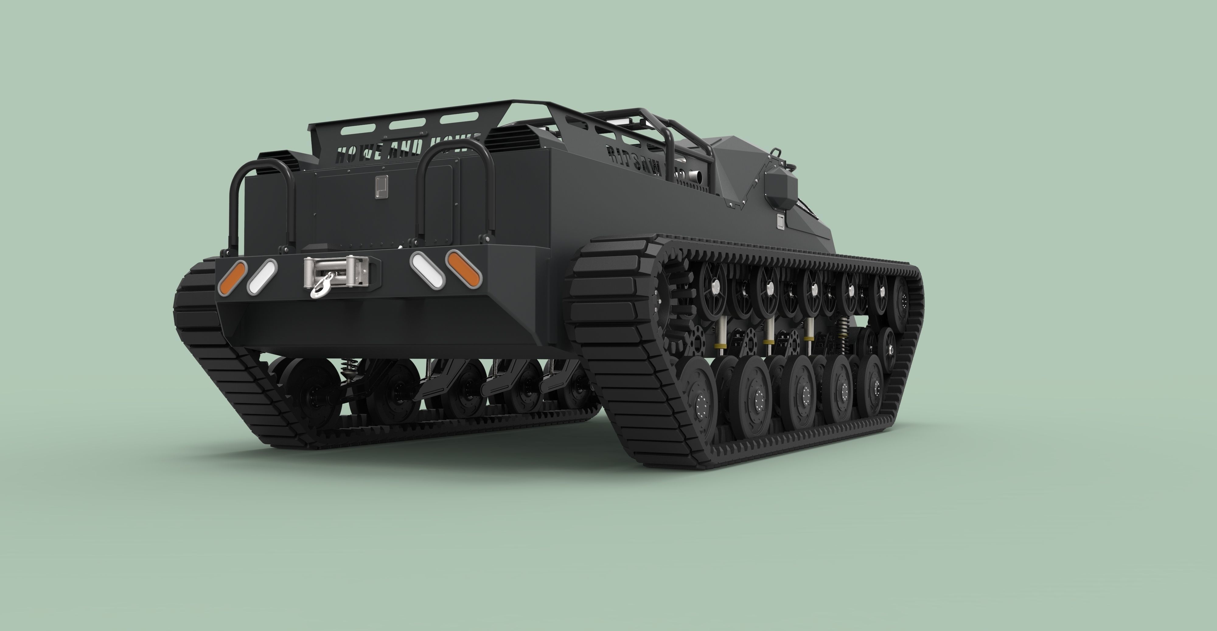 Tracked vehicle 2 3D model_13