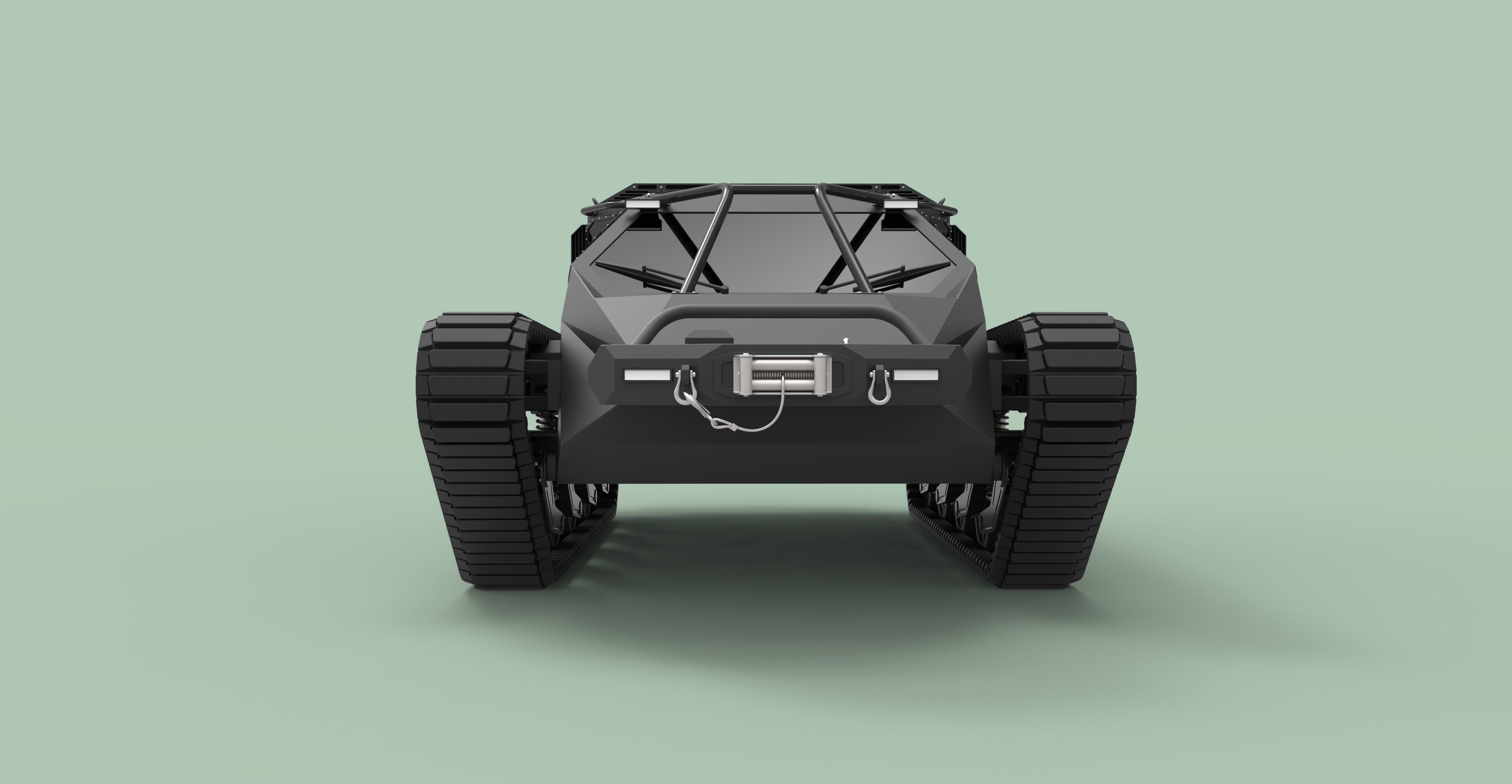 Tracked vehicle 2 3D model_6