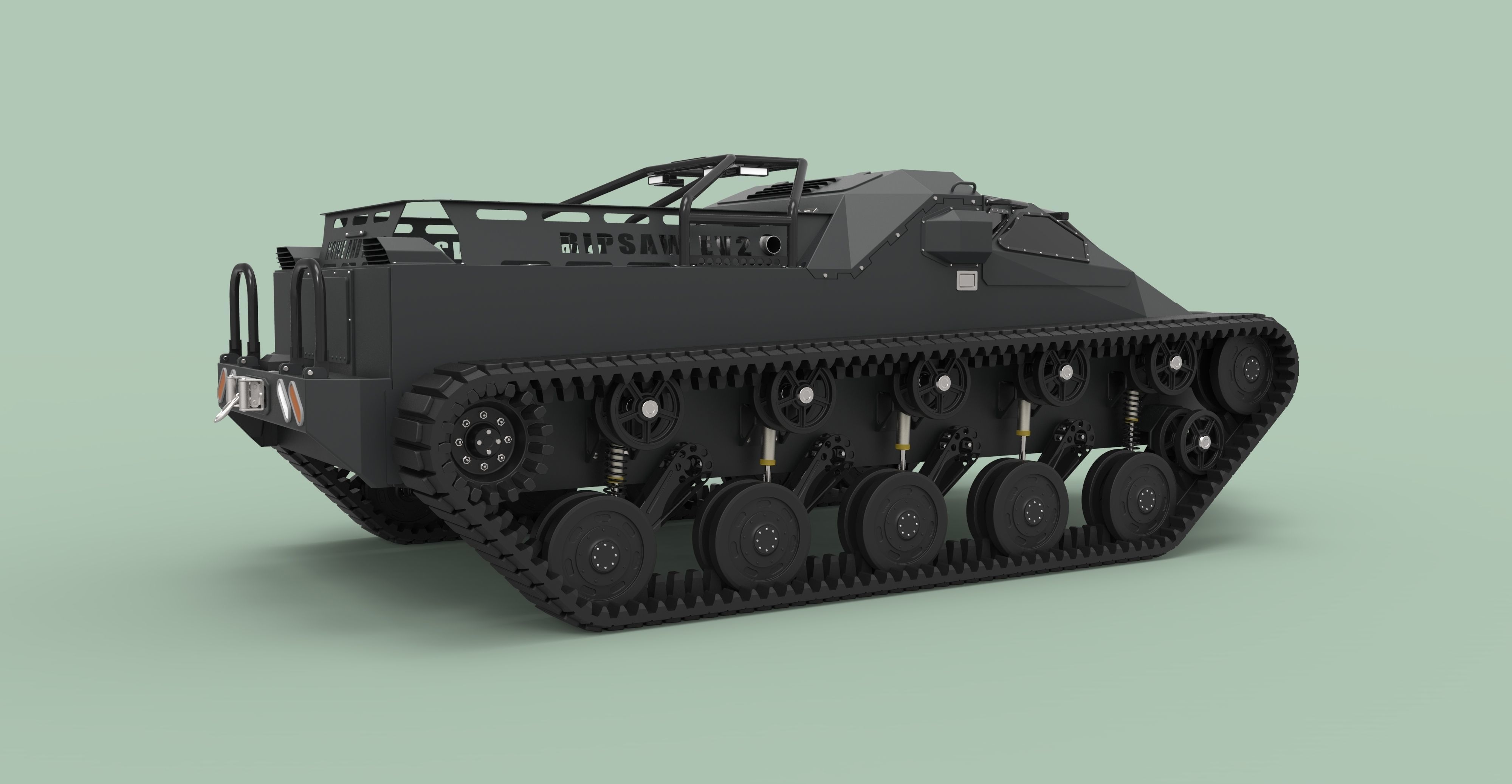 Tracked vehicle 2 3D model_10