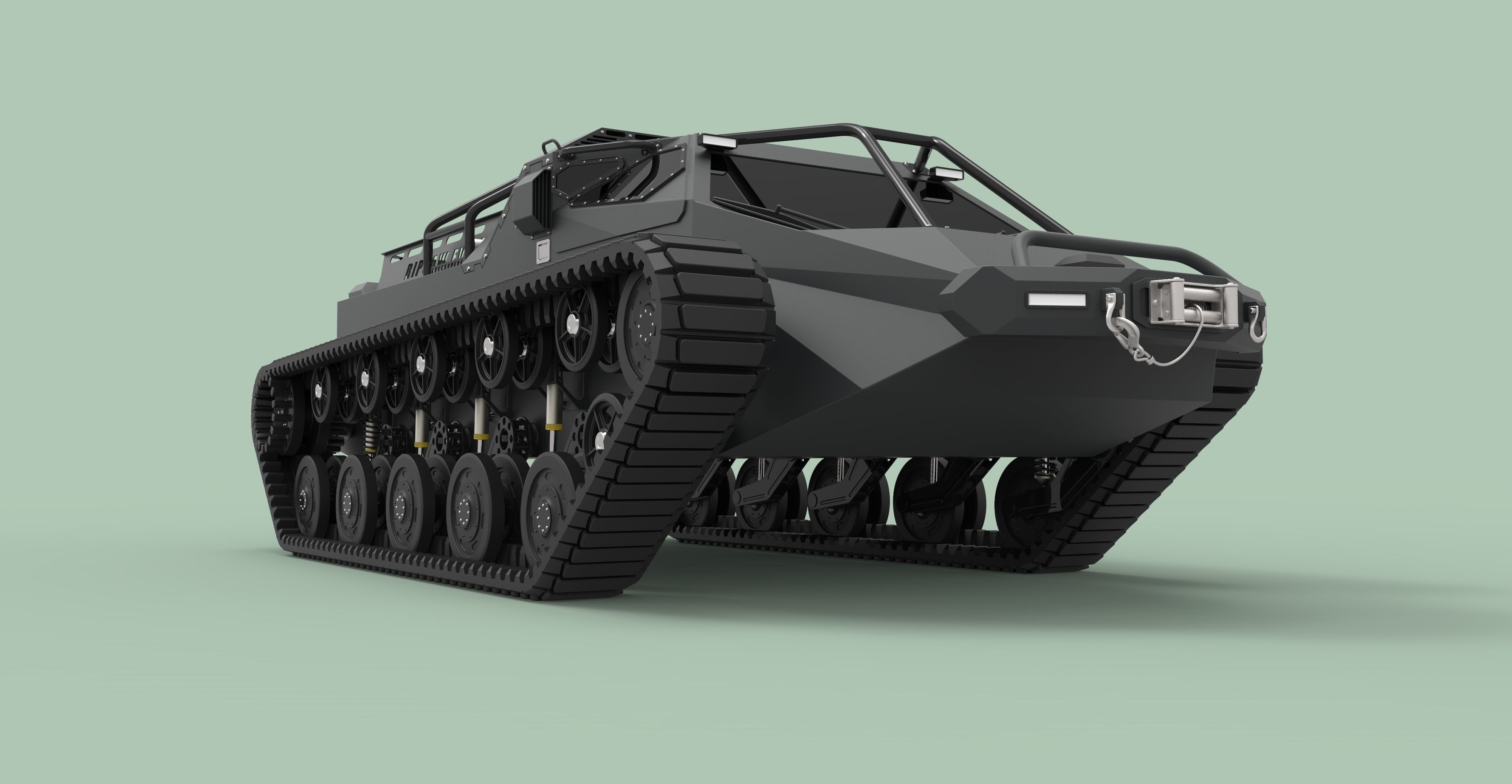 Tracked vehicle 2 3D model_16