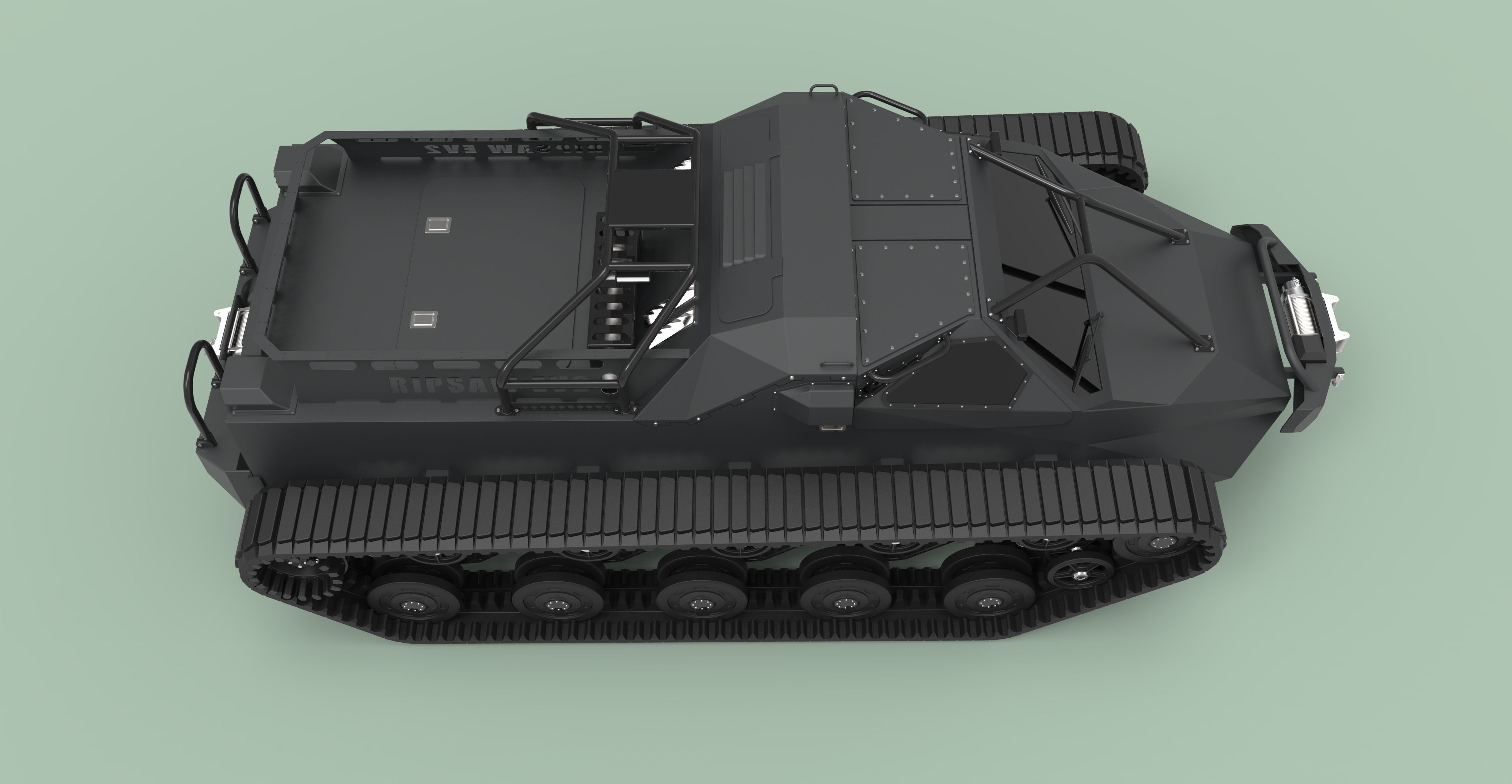 Tracked vehicle 2 3D model_8