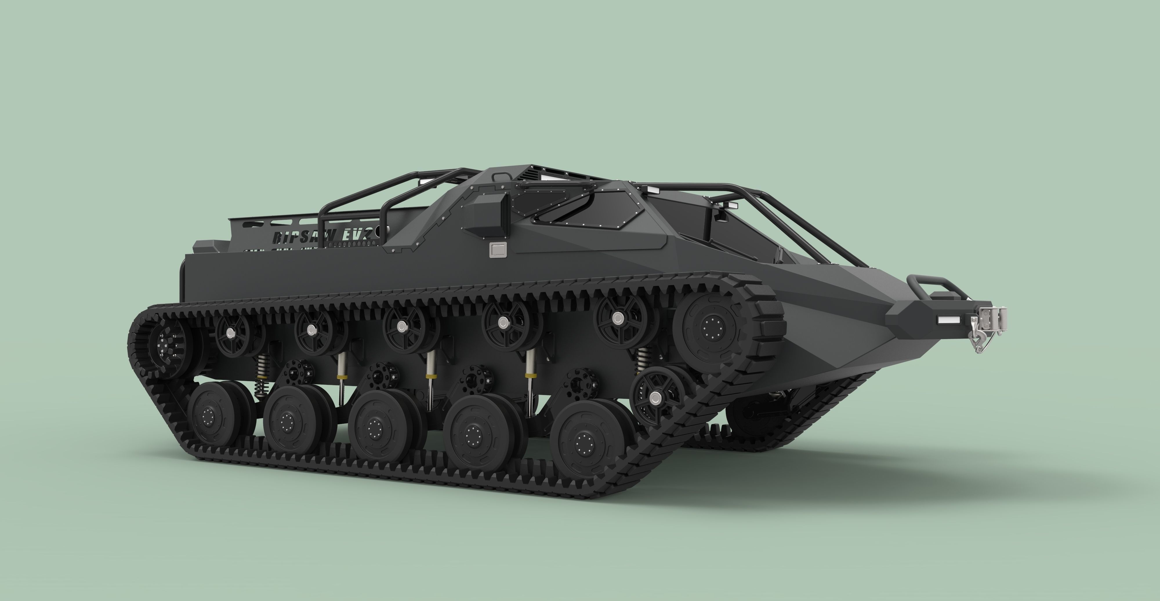 Tracked vehicle 2 3D model_2