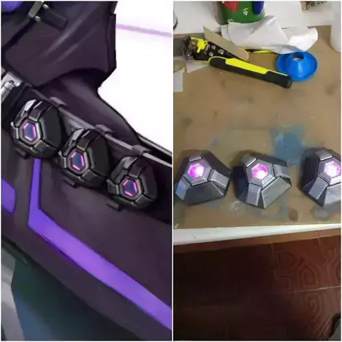 Sombra granades 3D model Overwatch 3D print model