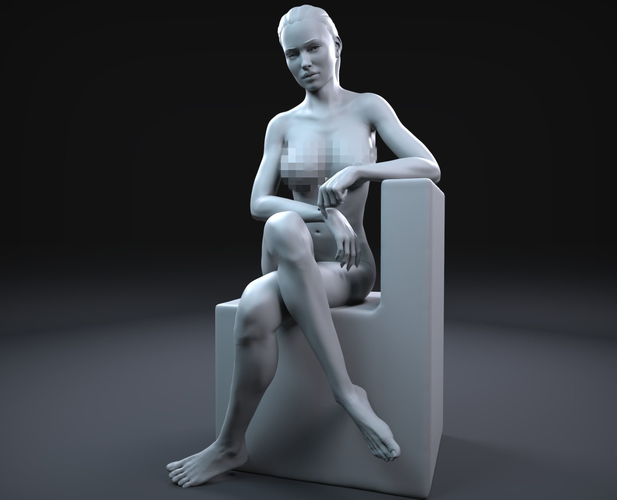 Zbrush Female Sculpt 08 3D model Zbrush Female Sculpt 08 3D model