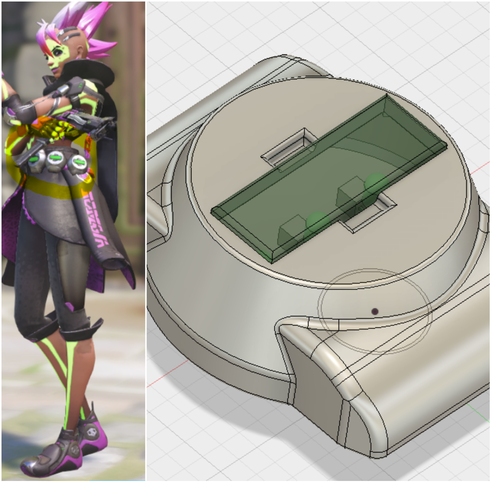 Sombra Los Muertos granades 3D print model