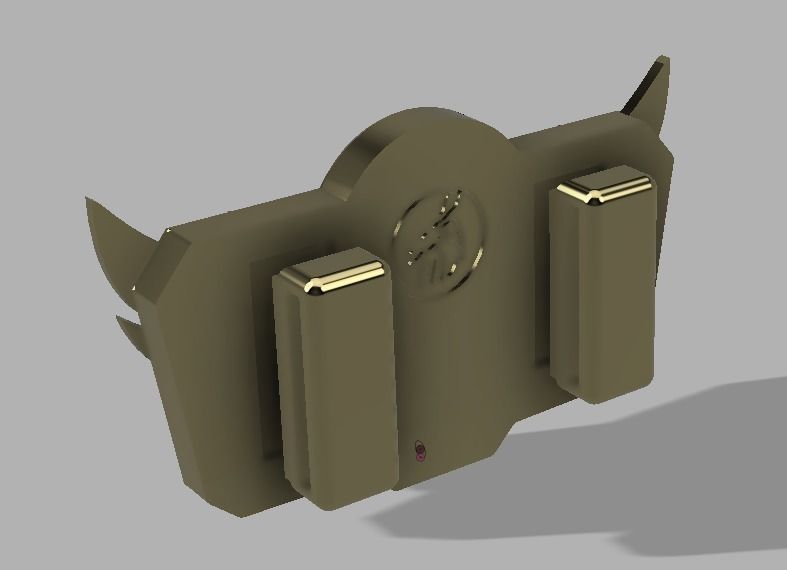 Blackwatch McCree belt buckle 3D Model 3D print model_9