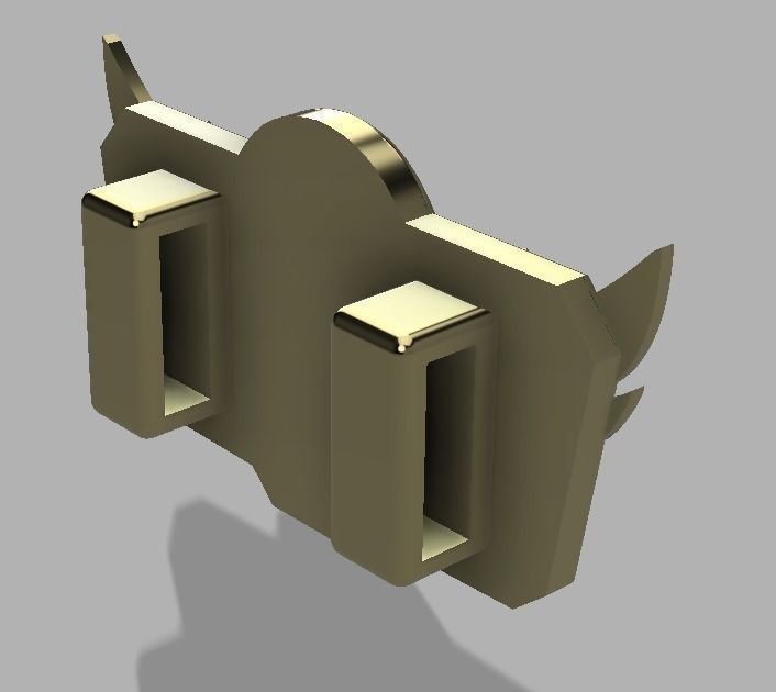 Blackwatch McCree belt buckle 3D Model 3D print model_4