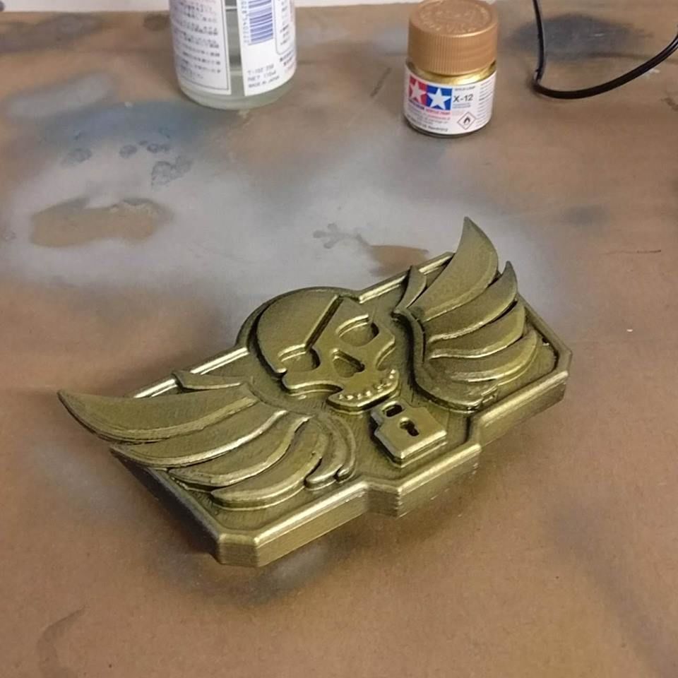 Blackwatch McCree belt buckle 3D Model 3D print model_2