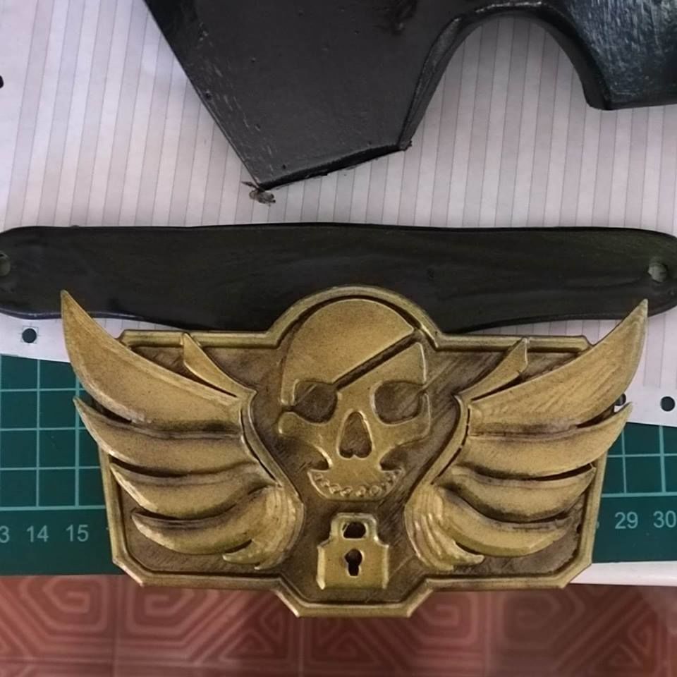 Blackwatch McCree belt buckle 3D Model 3D print model_1