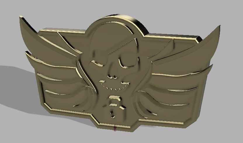 Blackwatch McCree belt buckle 3D Model 3D print model_7