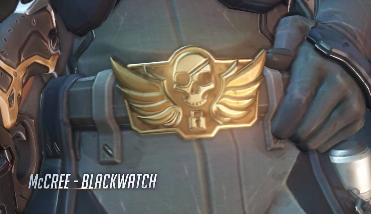 Blackwatch McCree belt buckle 3D Model 3D print model_12