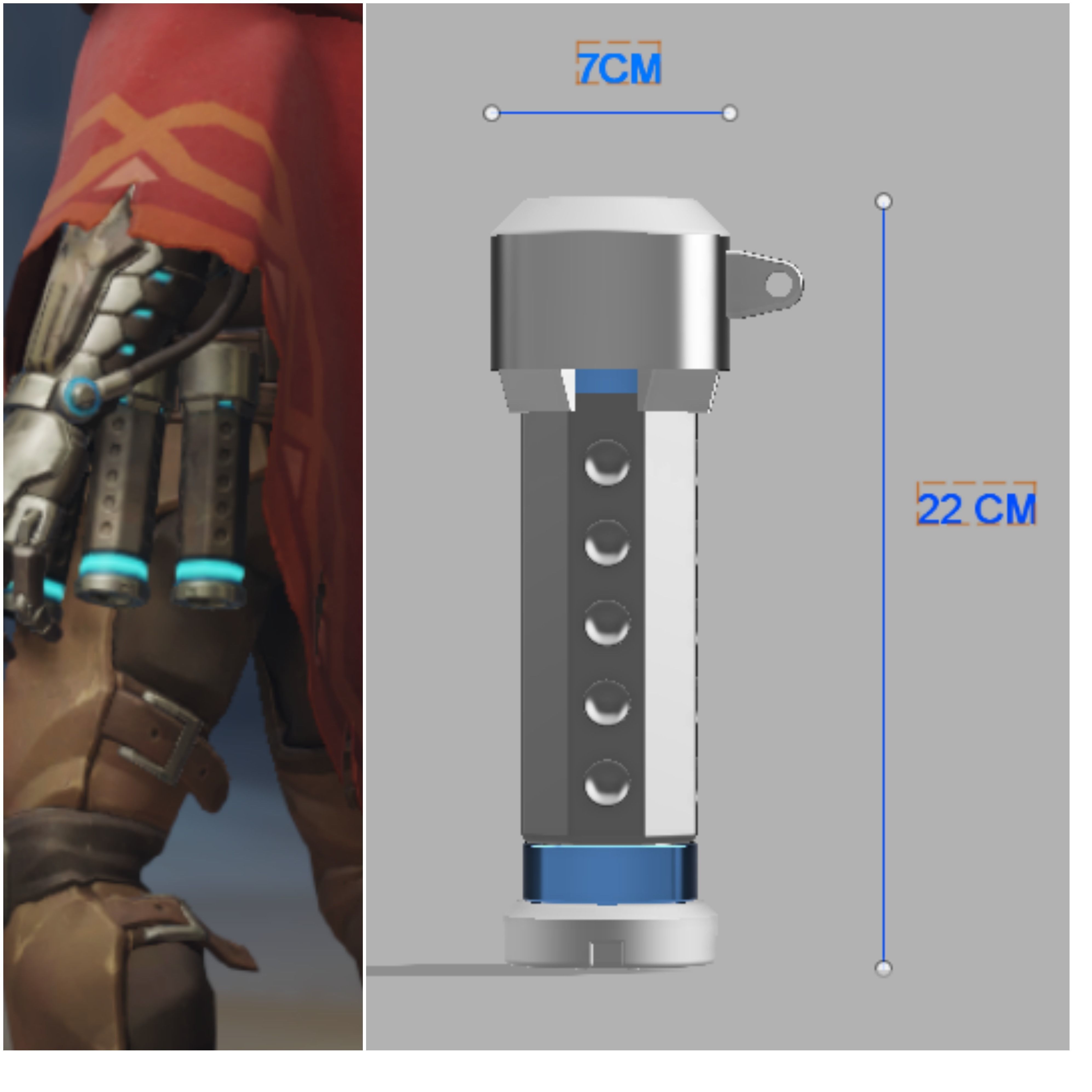 Mccree granade 3d printing 3D print model_0