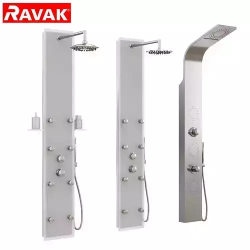 Hydromassage shower panels Ravak set 03
