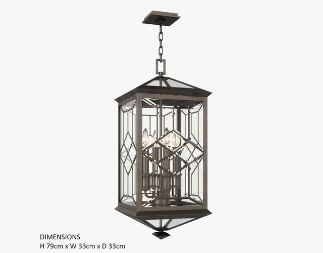 Fine Art Lamps Oxfordshire 880481ST 3D model
