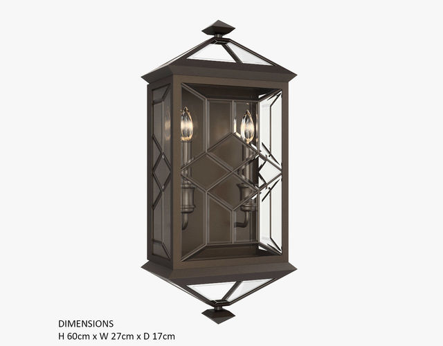 Fine Art Lamps Oxfordshire 880781ST 3D model