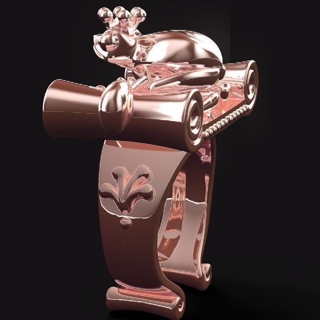 KingFrog in younghood 3D print model_6