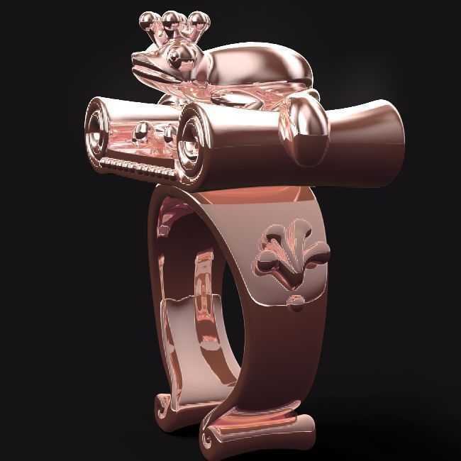 KingFrog in younghood 3D print model_5