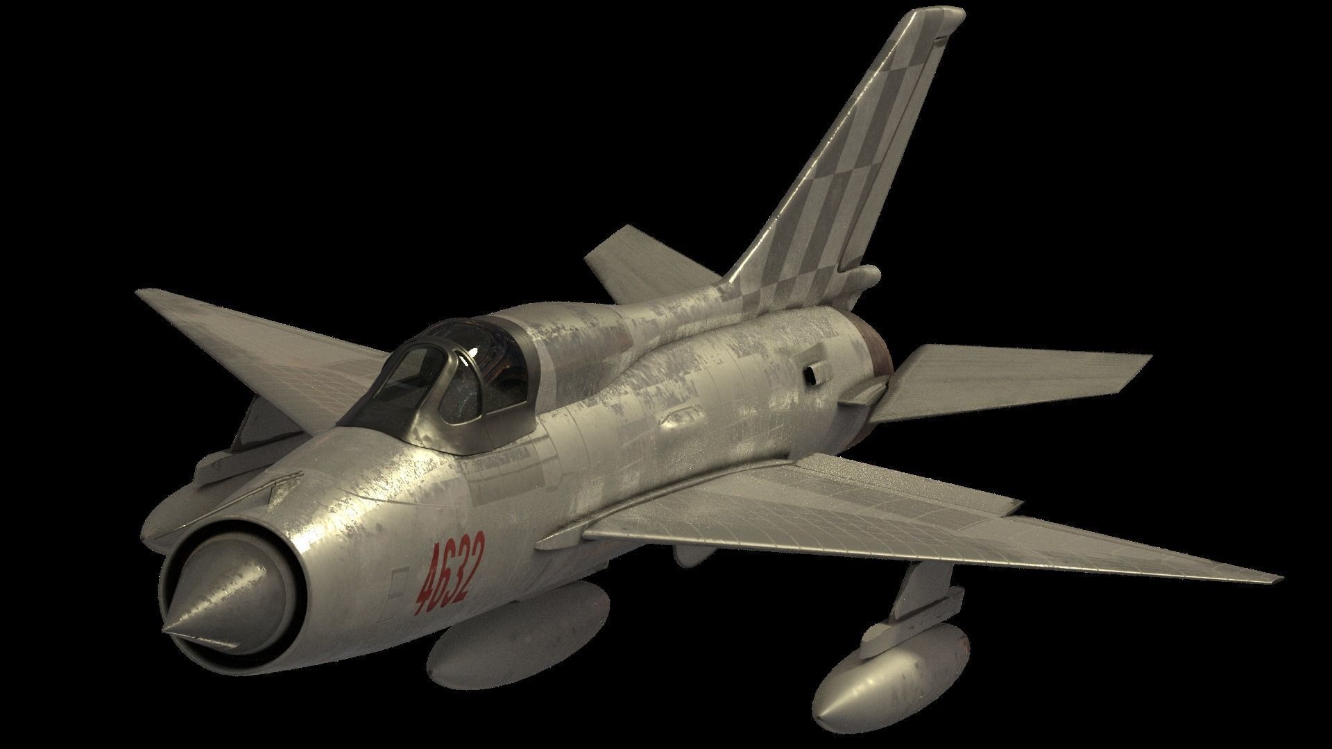 Mig 21 3D model_2