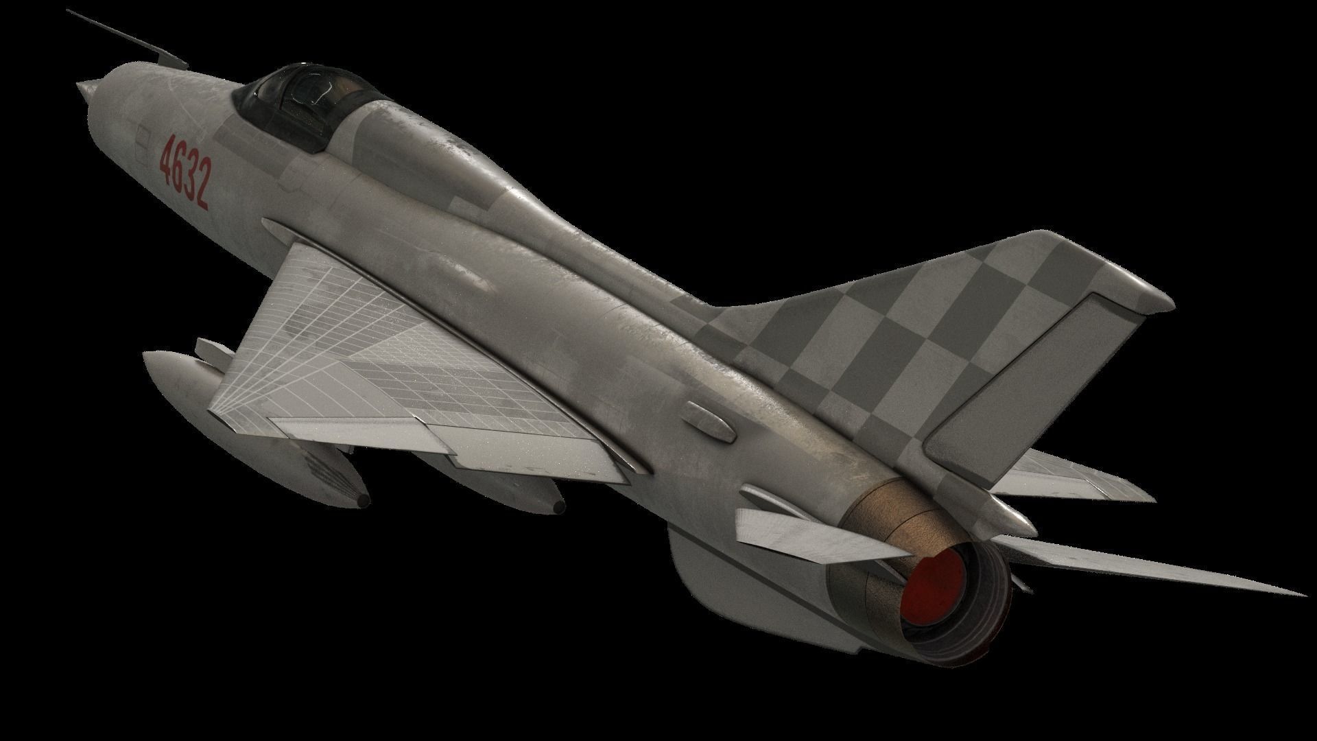 Mig 21 3D model_0