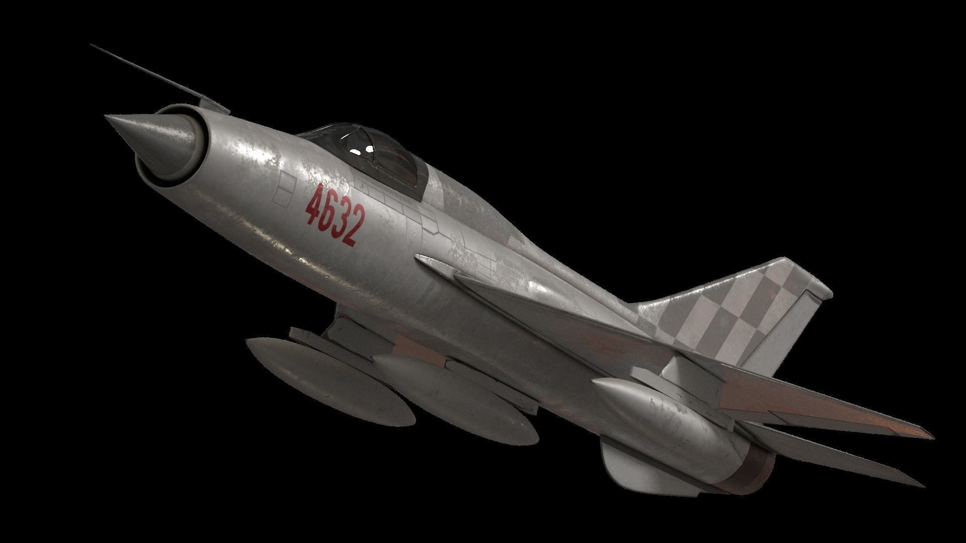 Mig 21 3D model_1