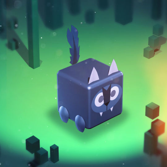 KUBIKOS - 22 Animated Cube Mini Animals Low-poly 3D model_17