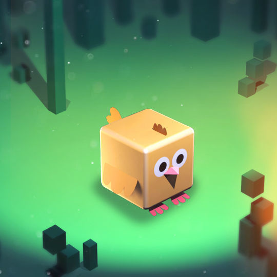 KUBIKOS - 22 Animated Cube Mini Animals Low-poly 3D model_2