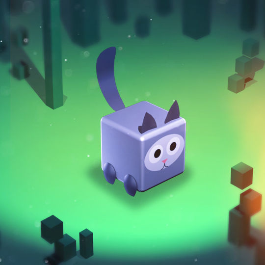 KUBIKOS - 22 Animated Cube Mini Animals Low-poly 3D model_23
