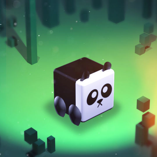 KUBIKOS - 22 Animated Cube Mini Animals Low-poly 3D model_14