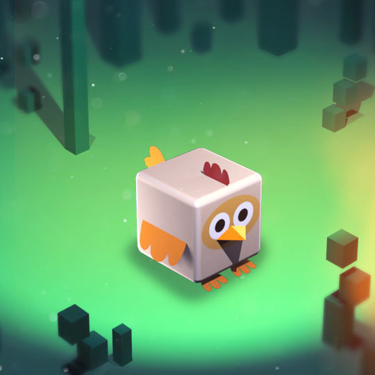 KUBIKOS - 22 Animated Cube Mini Animals Low-poly 3D model_4