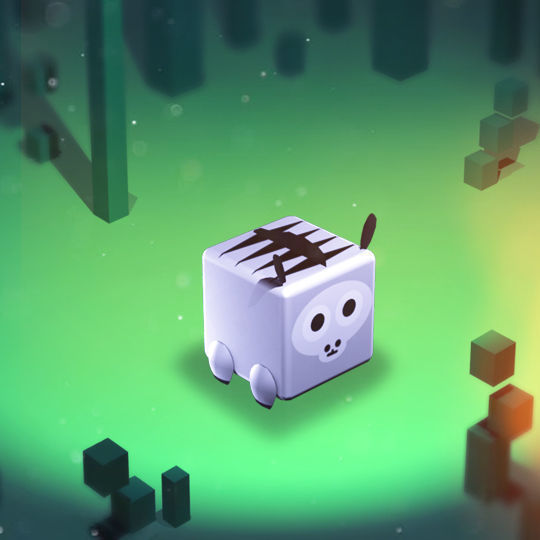 KUBIKOS - 22 Animated Cube Mini Animals Low-poly 3D model_18