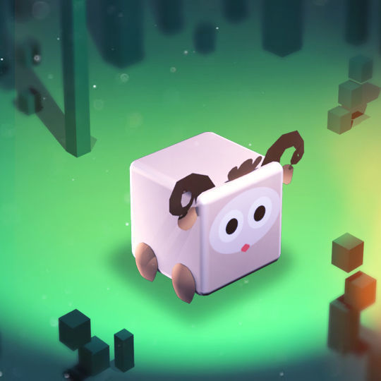 KUBIKOS - 22 Animated Cube Mini Animals Low-poly 3D model_16