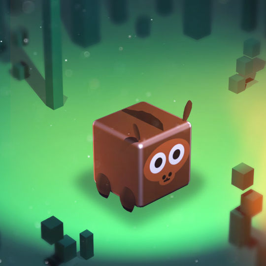 KUBIKOS - 22 Animated Cube Mini Animals Low-poly 3D model_11
